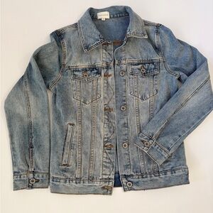 Mindy Mae Market Denim Jacket Size Small